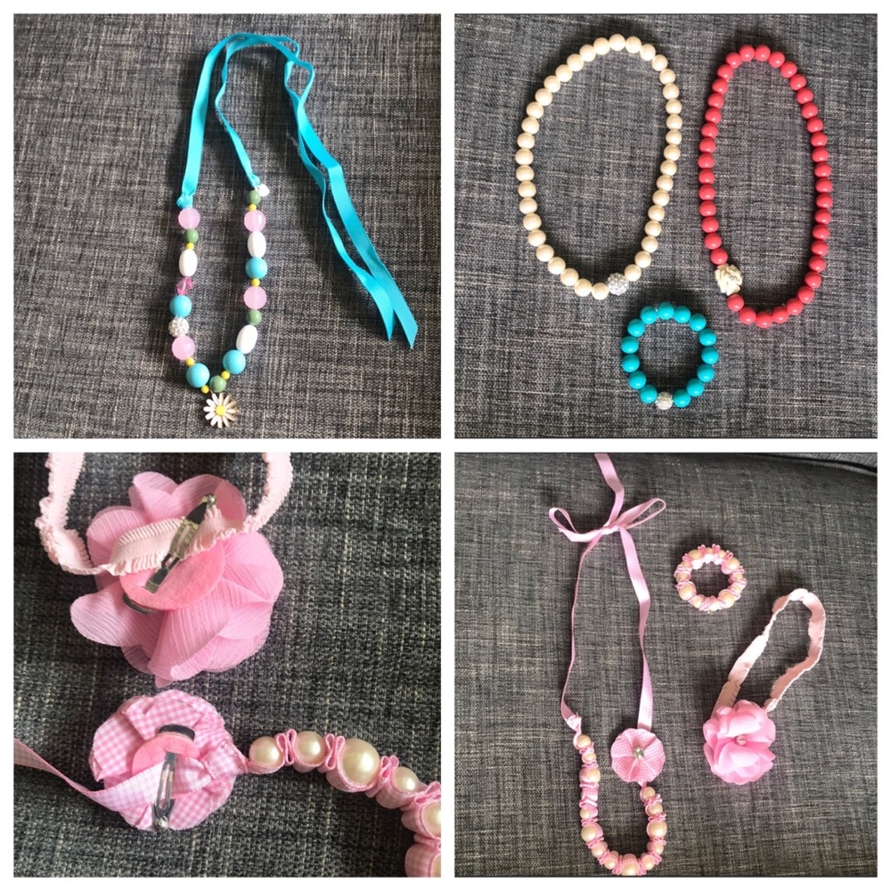 7 pieces Stella and Dot little girls’ jewelry LOT